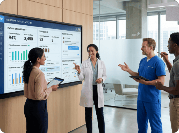 Healthcare team meeting